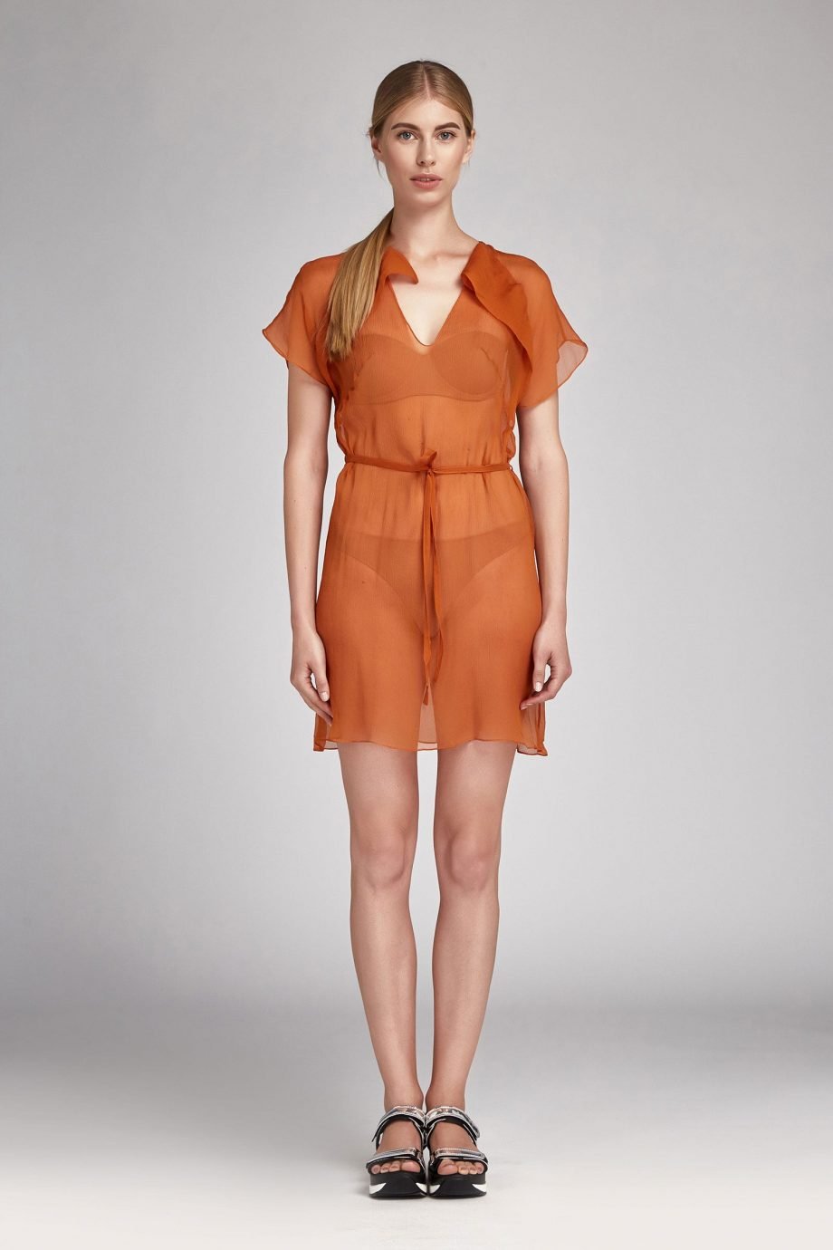 Cutout cashmere, wool and silk-blend sweater